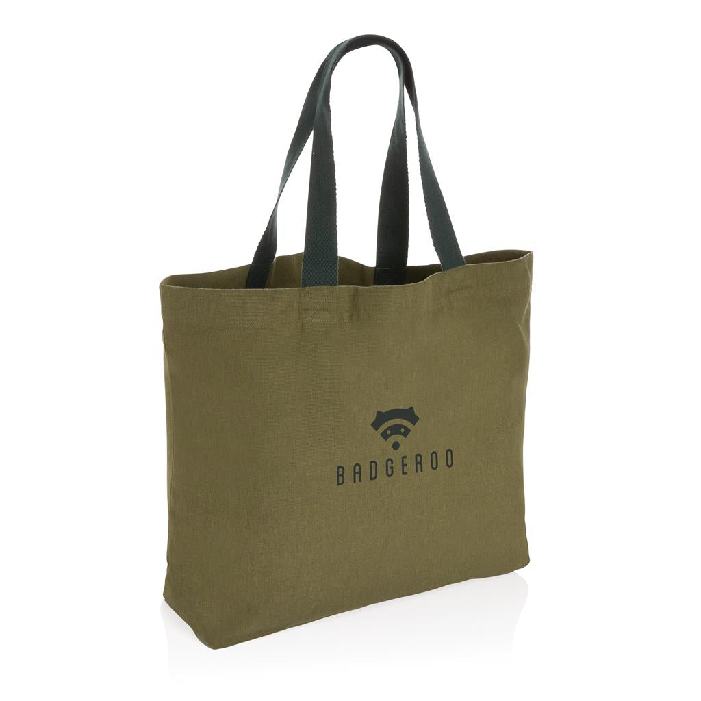 Impact Aware™ 240 gsm rcanvas large tote undyed