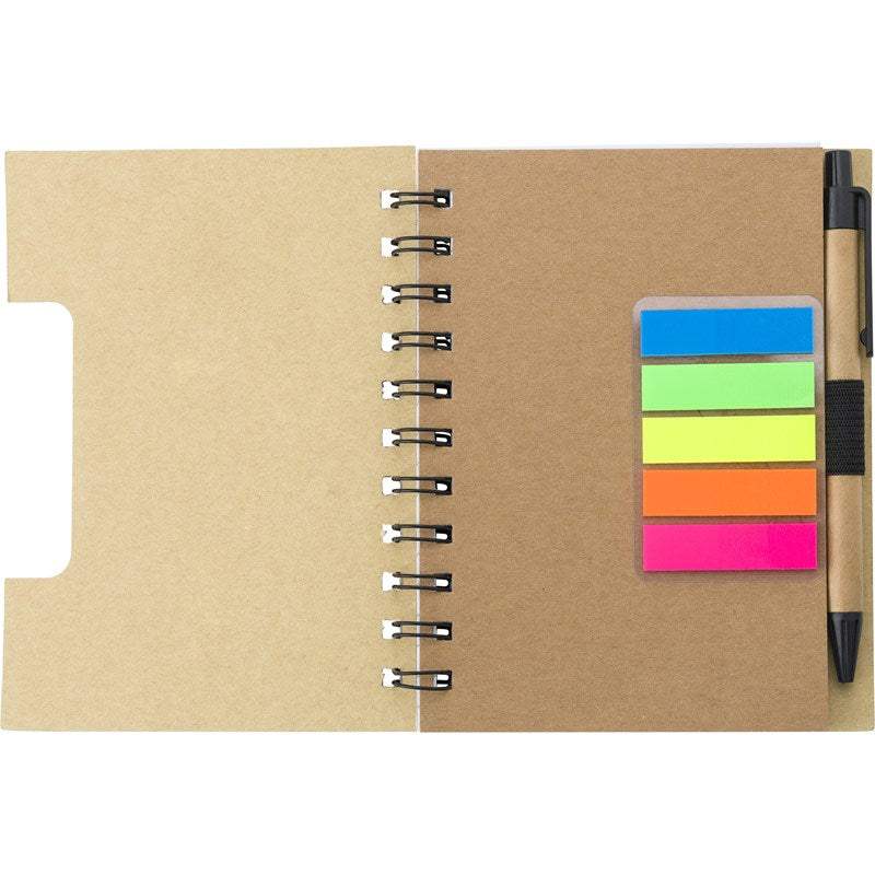 Wire bound notebook with ballpen - Promotions Only Group Limited