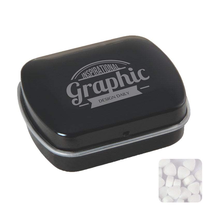 Mini Hinged Mint tin with Extra Strong Mints - Promotions Only Group Limited