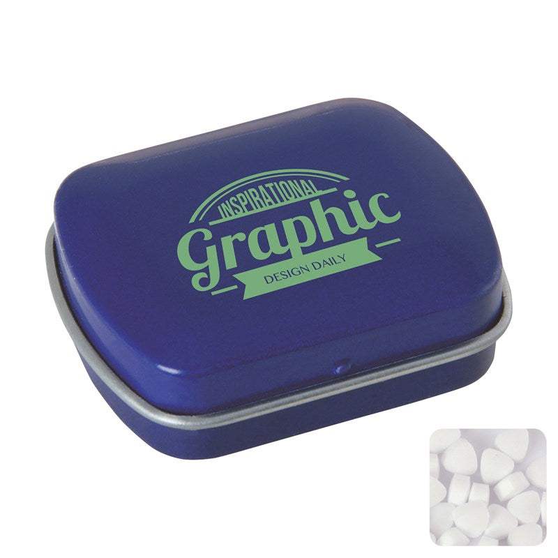 Mini Hinged Mint tin with Extra Strong Mints - Promotions Only Group Limited