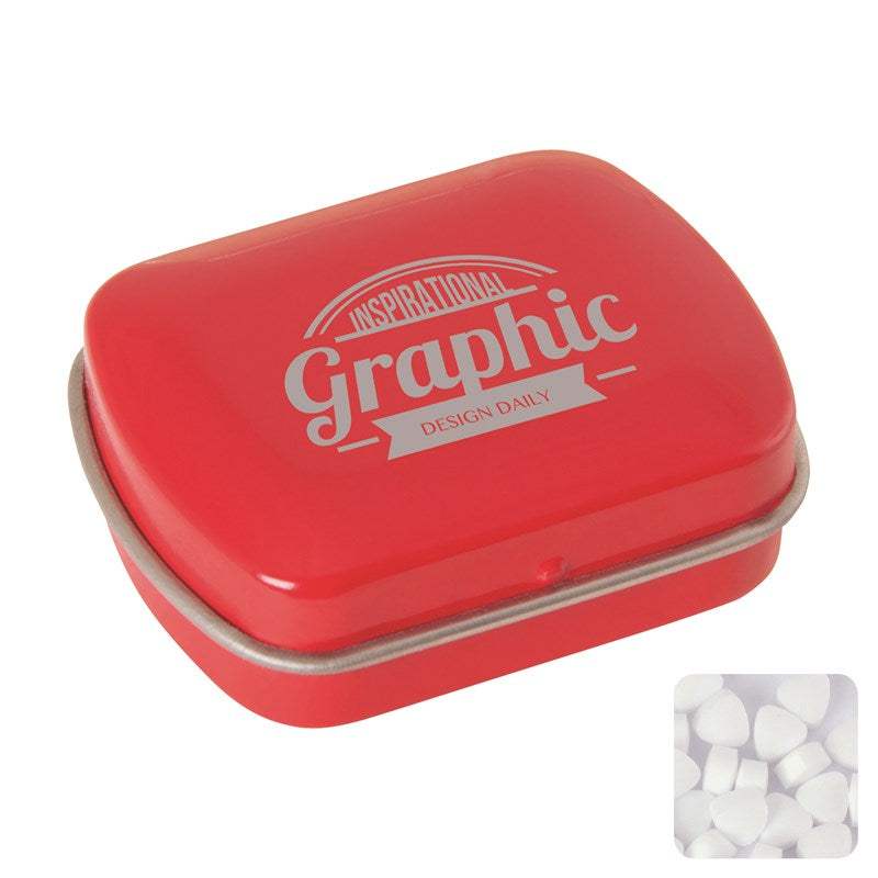 Mini Hinged Mint tin with Extra Strong Mints - Promotions Only Group Limited