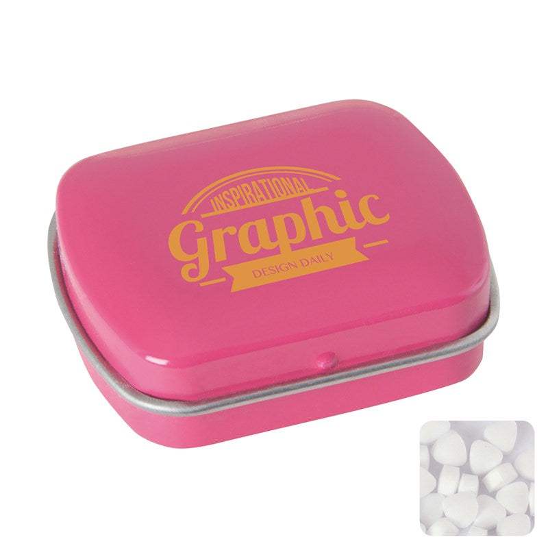 Mini Hinged Mint tin with Extra Strong Mints - Promotions Only Group Limited