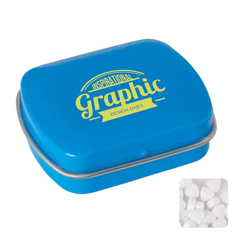 Mini Hinged Mint tin with Extra Strong Mints - Promotions Only Group Limited