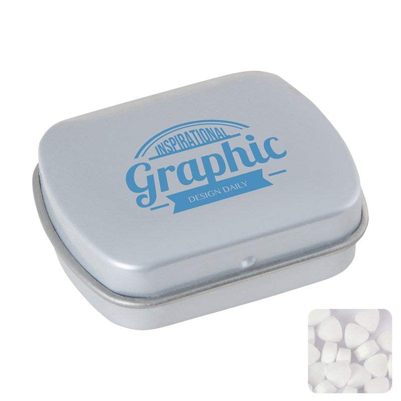 Mini Hinged Mint tin with Extra Strong Mints - Promotions Only Group Limited