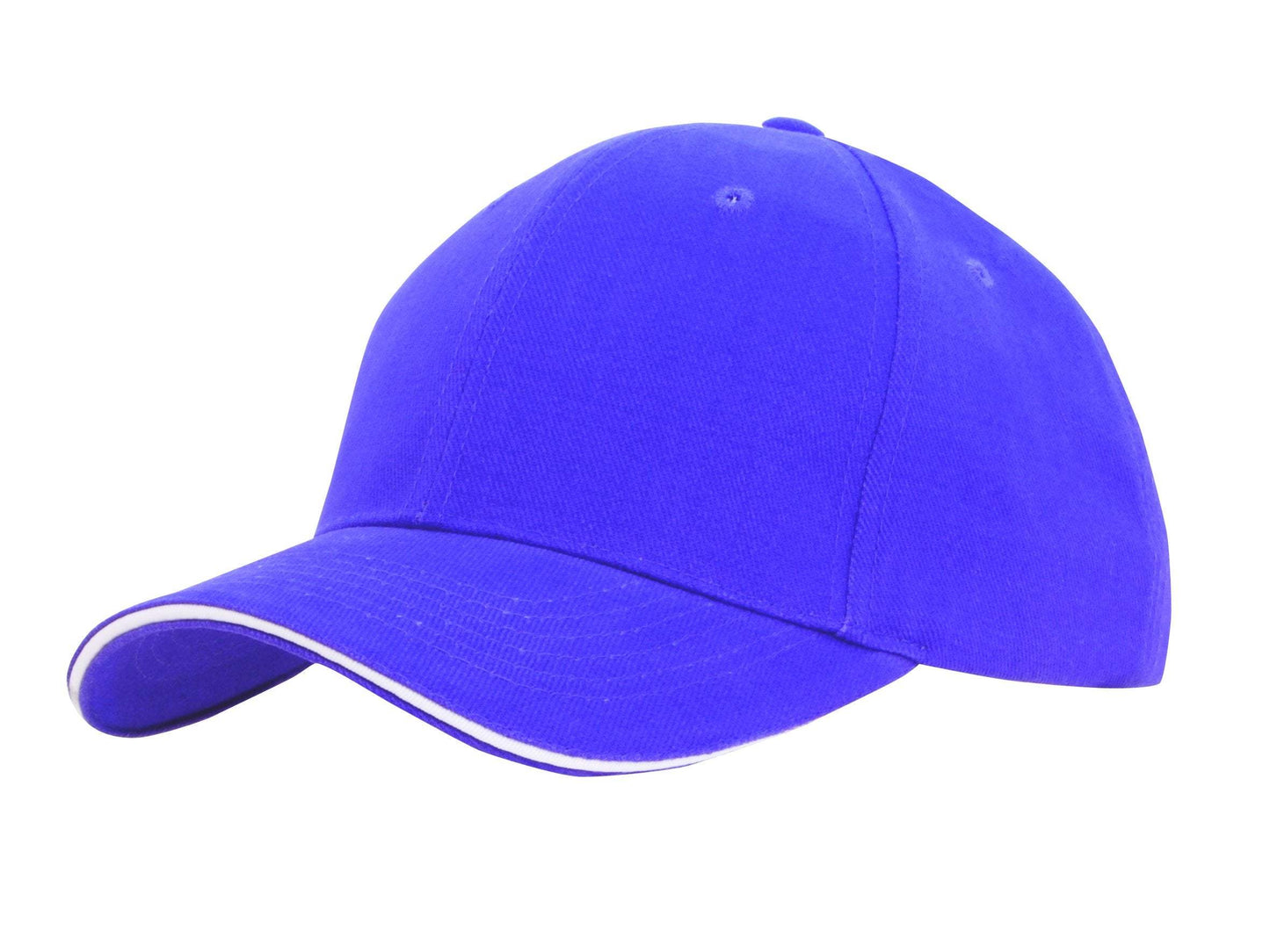 Brushed Heavy Cotton Cap w/Sandwich Trim Cap - Promotions Only Group Limited