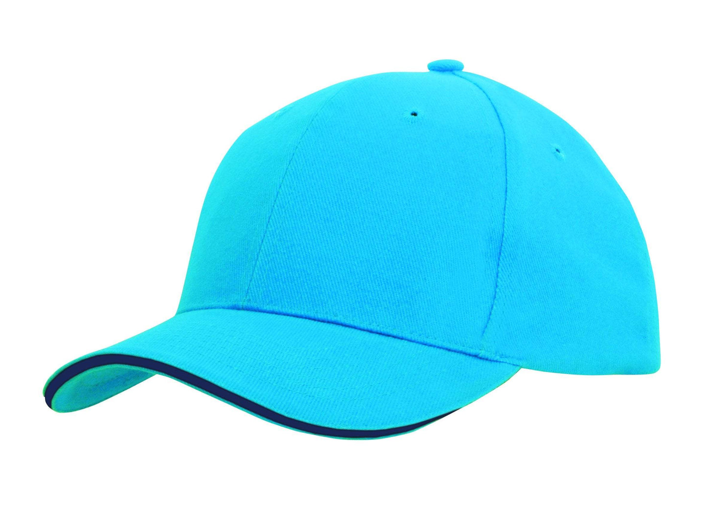 Brushed Heavy Cotton Cap w/Sandwich Trim Cap - Promotions Only Group Limited
