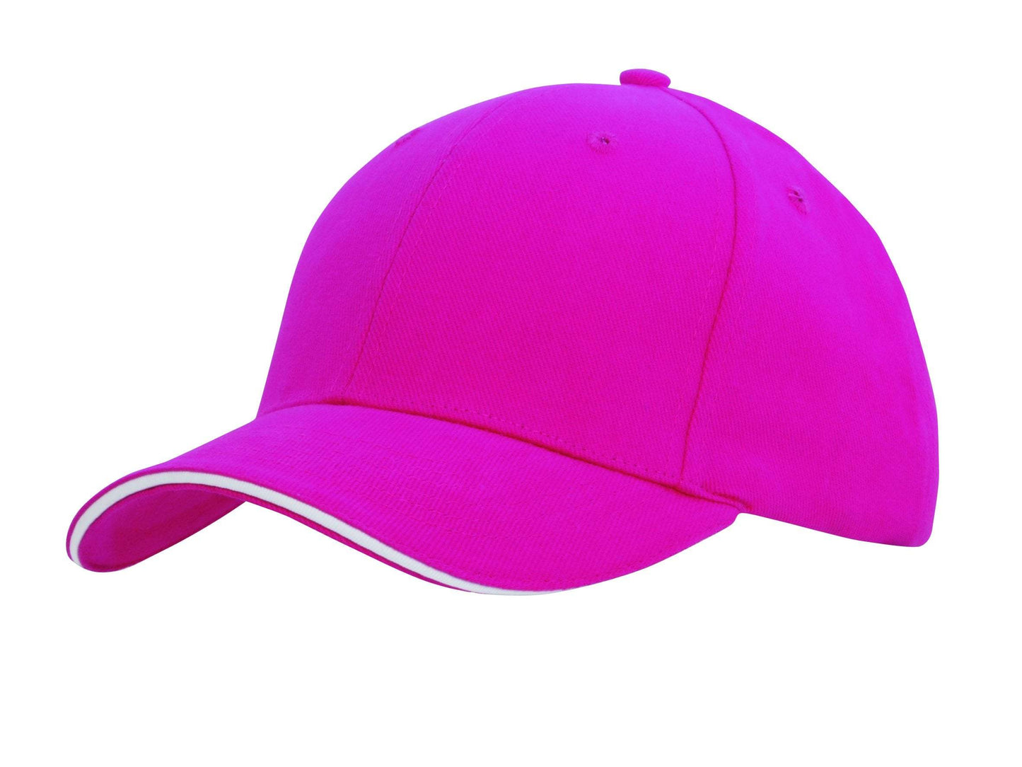Brushed Heavy Cotton Cap w/Sandwich Trim Cap - Promotions Only Group Limited