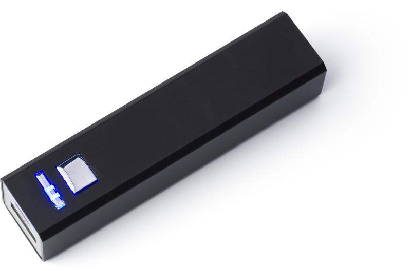 Aluminium power bank with 2600mAh Li-ion battery - Promotions Only Group Limited