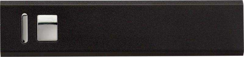 Aluminium power bank with 2600mAh Li-ion battery - Promotions Only Group Limited