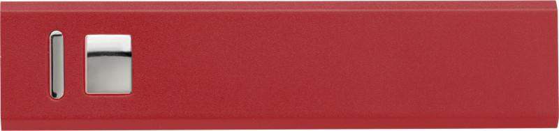 Aluminium power bank with 2600mAh Li-ion battery - Promotions Only Group Limited