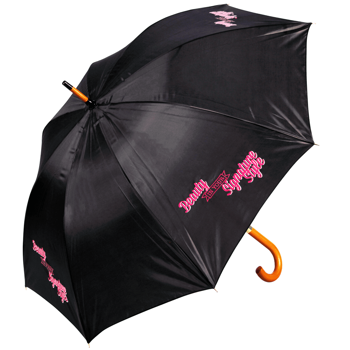 Corporate Wood Walking Umbrella - Promotions Only Group Limited
