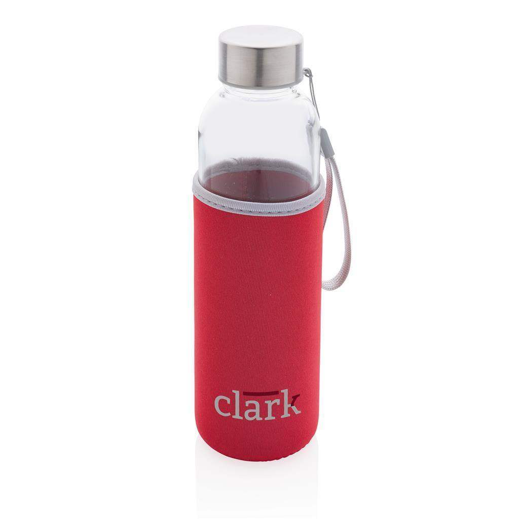 Glass Bottle with Neoprene Sleeve - Promotions Only Group Limited