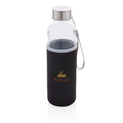 Glass Bottle with Neoprene Sleeve - Promotions Only Group Limited