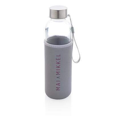 Glass Bottle with Neoprene Sleeve - Promotions Only Group Limited