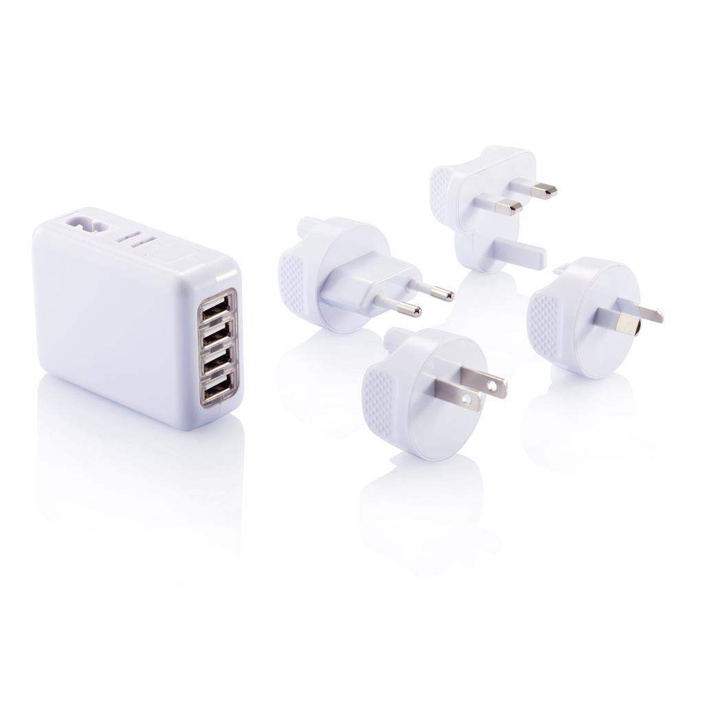 Travel Plug with 4 USB ports - Promotions Only Group Limited