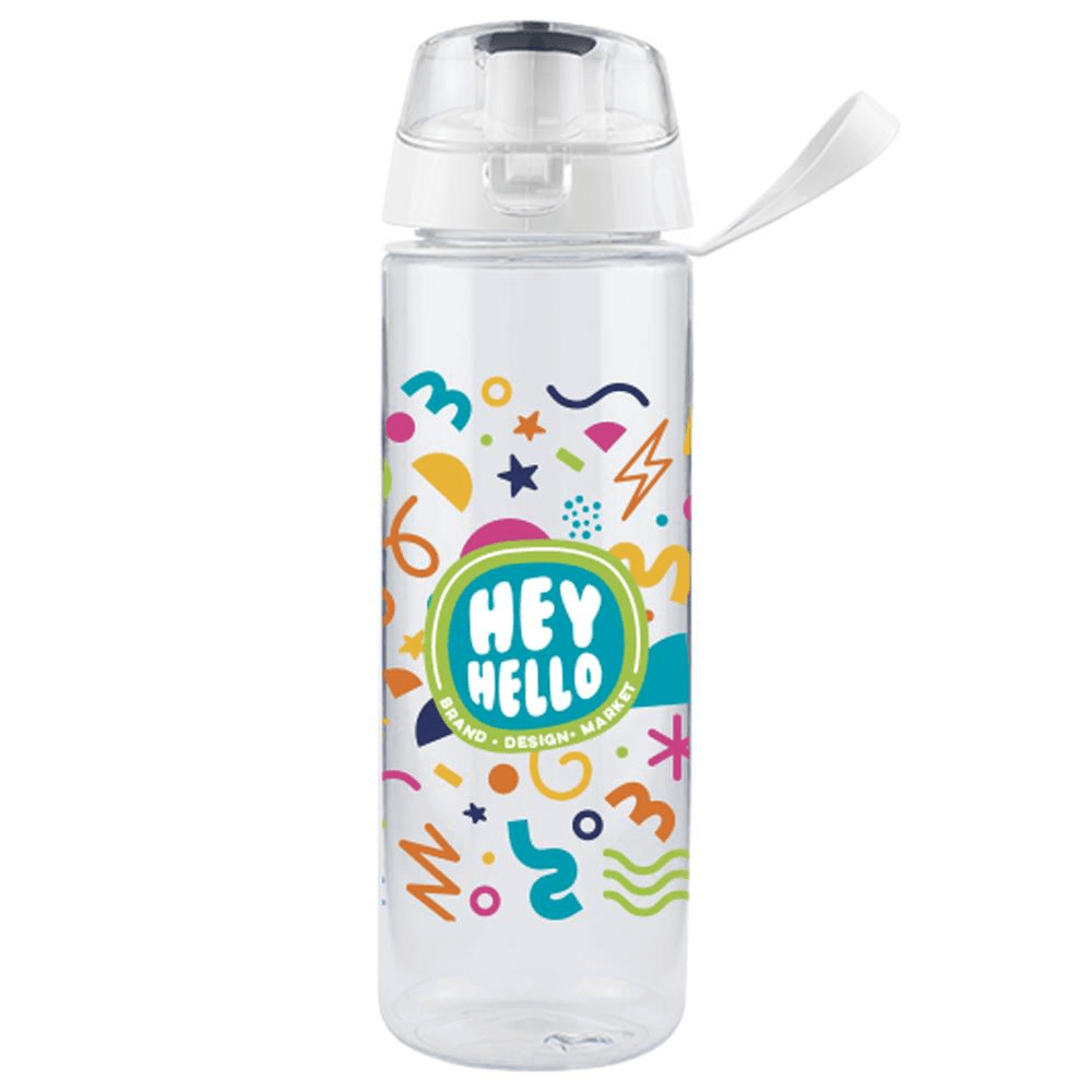 Tritan Water Bottle with Handle Full Colour Print - Promotions Only Group Limited