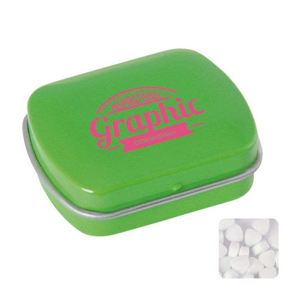 Mini Hinged Mint tin with Extra Strong Mints - Promotions Only Group Limited