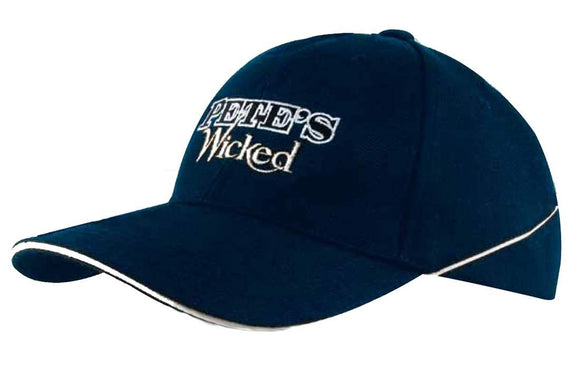 American Premium Twill with Sandwich Trim on Peak & Crown - Promotions Only Group Limited