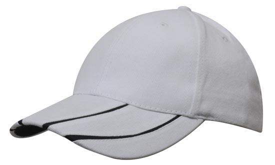 Laminated Two-Tone Peak Cap - Promotions Only Group Limited