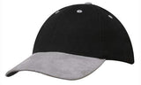 Structured Brushed Heavy Cotton with Suede Peak Cap - Promotions Only Group Limited