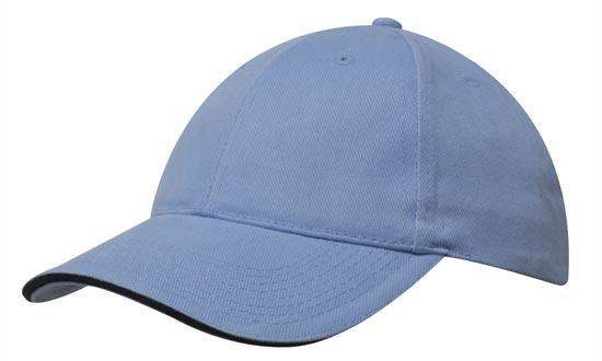 Brushed Heavy Cotton Cap w/Sandwich Trim Cap - Promotions Only Group Limited