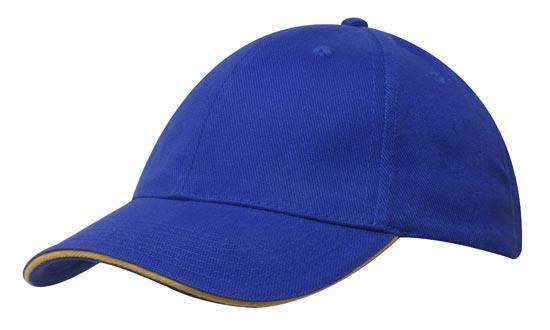 Brushed Heavy Cotton Cap w/Sandwich Trim Cap - Promotions Only Group Limited