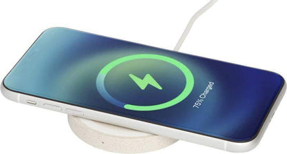 5W Wheat Straw Wireless Charging Pad Full Colour Print - Promotions Only Group Limited