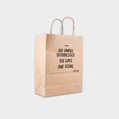A4 Kraft Paper Bag Sustainable - One colour print - Promotions Only Group Limited