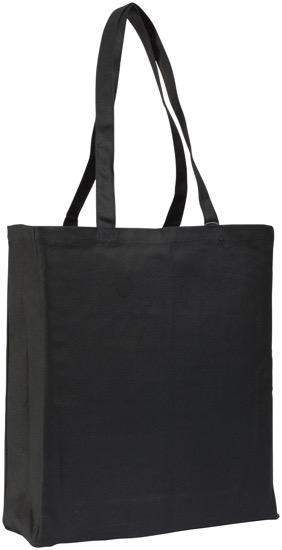 Allington 12oz Cotton Canvas Show Bag - Black Bag - Promotions Only Group Limited