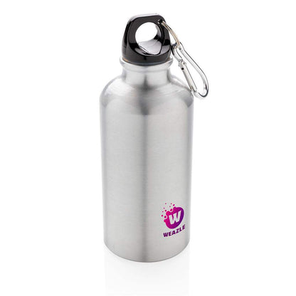 Aluminium Reusable Sport Bottle with Carabiner - Promotions Only Group Limited