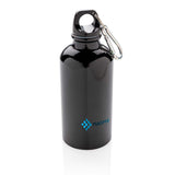 Aluminium Reusable Sport Bottle with Carabiner