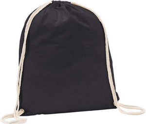 Westbrook 5oz Cotton Drawstring Black Bag Full Colour Print - Promotions Only Group Limited