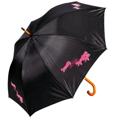 Corporate Wood Walking Umbrella - Promotions Only Group Limited