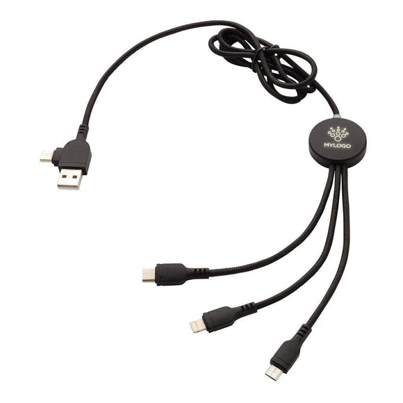 Light up logo 6-in-1 cable - Promotions Only Group Limited