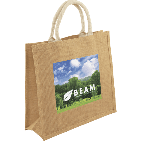 Medium Jute Bag Full Colour Print - Promotions Only Group Limited