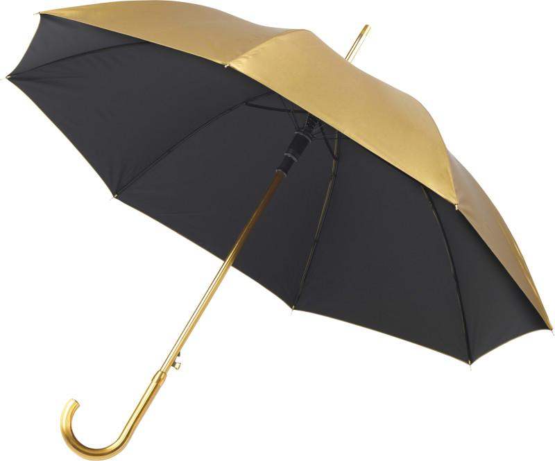 Metallic Gold or Silver Double Layered Walking Umbrella - Promotions Only Group Limited