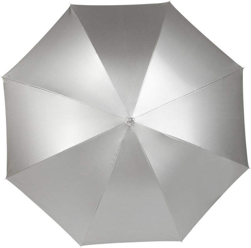 Metallic Gold or Silver Double Layered Walking Umbrella - Promotions Only Group Limited