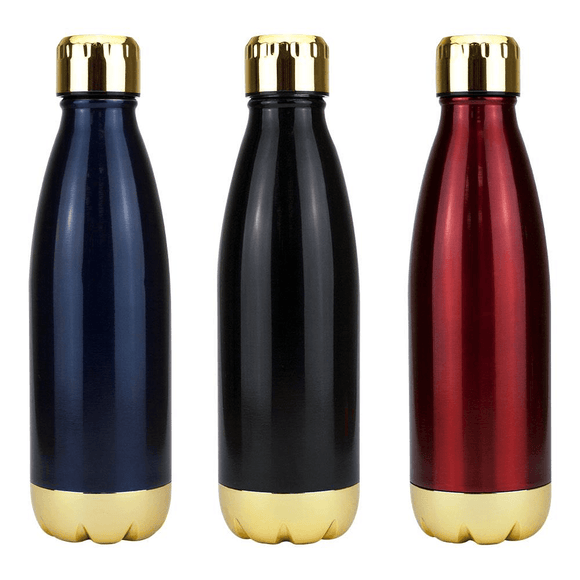 Miami Vacuum Flask  - Gold Trim - Promotions Only Group Limited