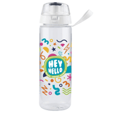 Tritan Water Bottle with Handle Full Colour Print